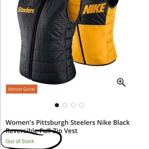 Pittsburgh Steelers Nike Reversible Vest